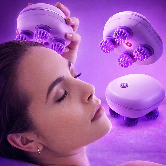 Purplush Electric Scalp Head Massager