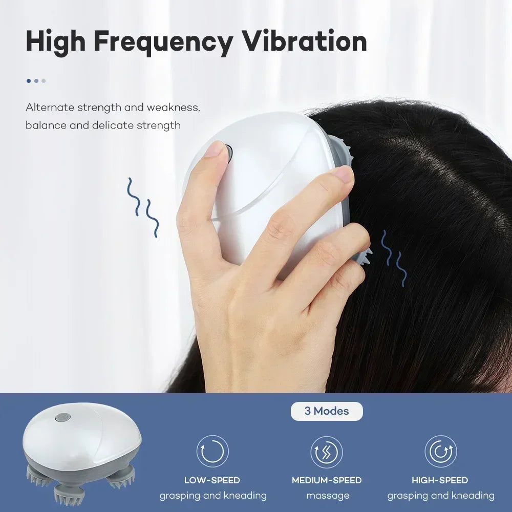 Purplush Electric Scalp Head Massager